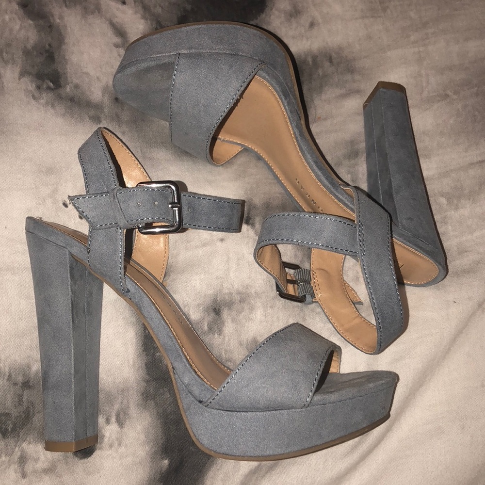 LC Blue High Heels